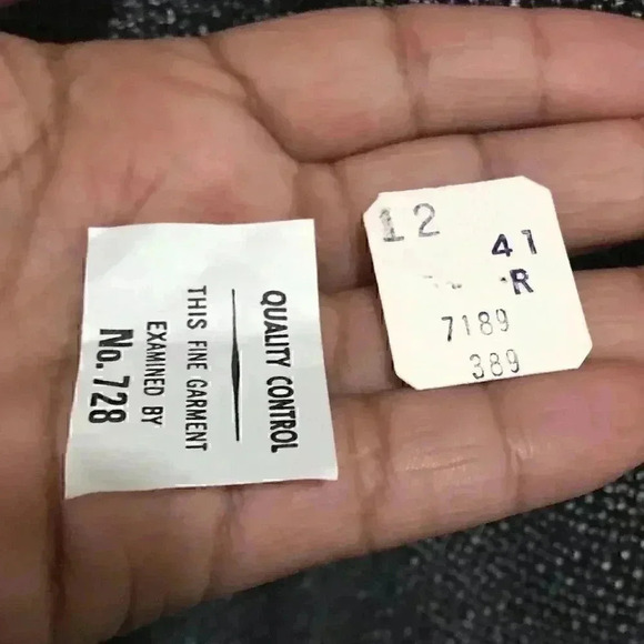 41R William Frioravanti  New York Gray double breasted Tweed COAT​ - Picture 10 of 12